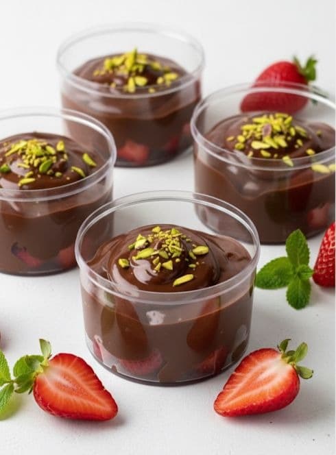 Chocolate Strawberry Overload with Kunafa